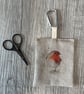 Fabric Robin Keyring  - Image 3