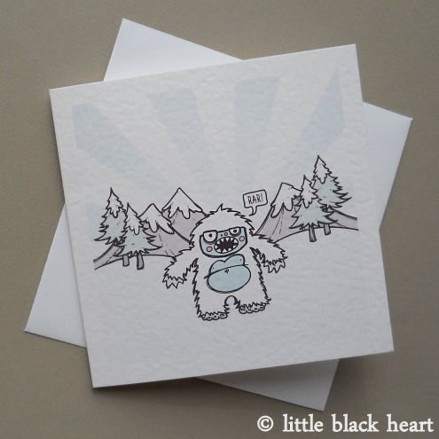 yeti monster card
