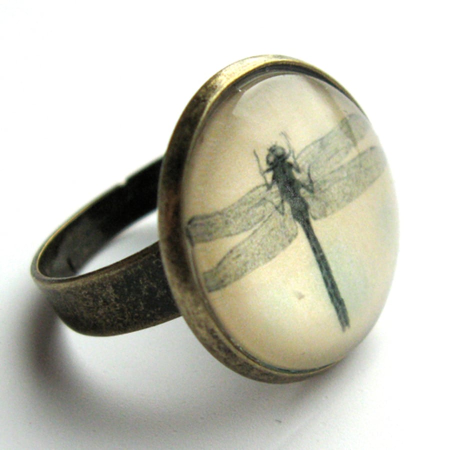 Vintage Dragonfly Ring