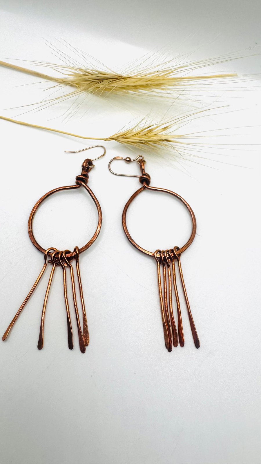 Root & Roam – Raw Copper Earrings