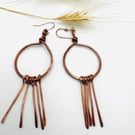 Root & Roam – Raw Copper Earrings