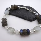 labradorite and moonstone bracelet