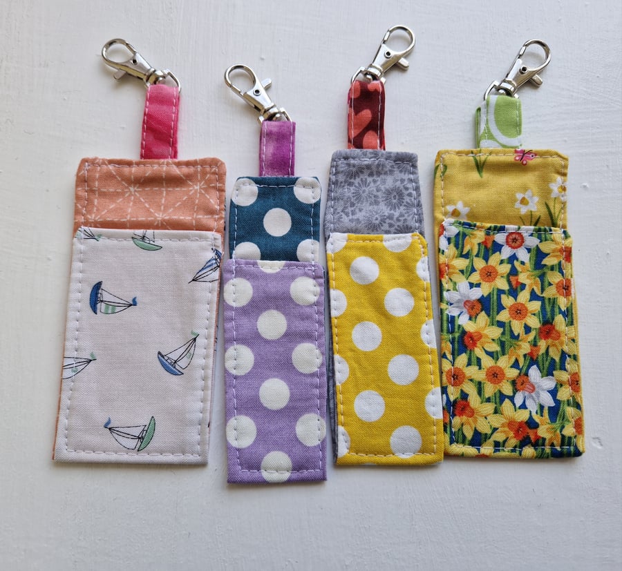 Lip balm or lip stick holder set of 4