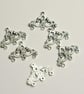 12 x Tibetan silver Connectors - Image 1