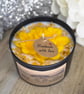 Handmade 200g Soy Wax Candle in Matte Black Jar with Metal Lid - Image 5