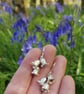 Bluebell Cluster Earrings Curly - Image 2