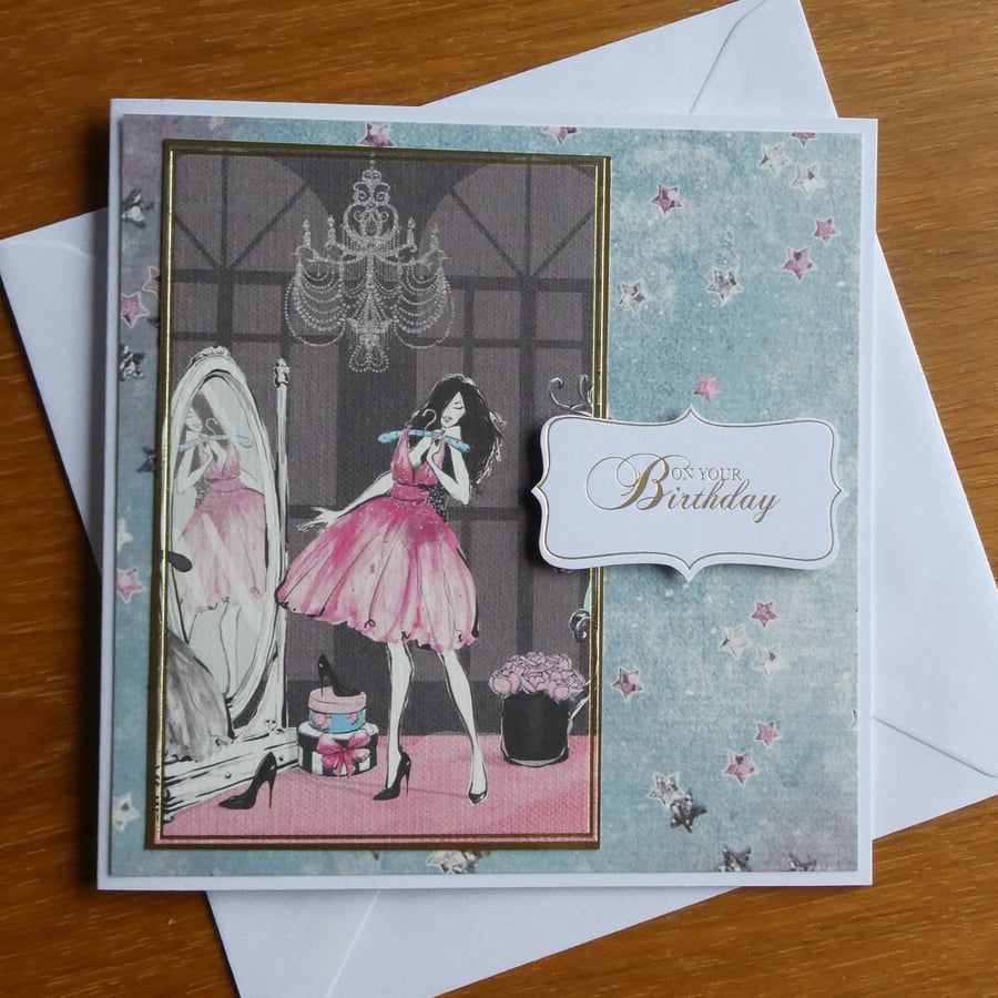 Birthday Card - Leave A Little Sparkle