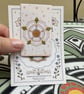 White Rose of York Magnetic Bookmark - History Gift - Handmade Isle of Man