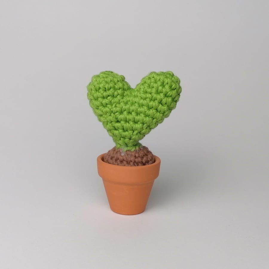 Crochet Heart Cactus