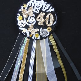 Birthday Age badge-Rosette Personalised