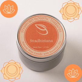 Svadhistana Chakra Tin Candle