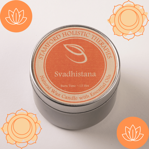 Svadhistana Chakra Tin Candle