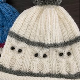 Teen - Small Ladies Owl Hat