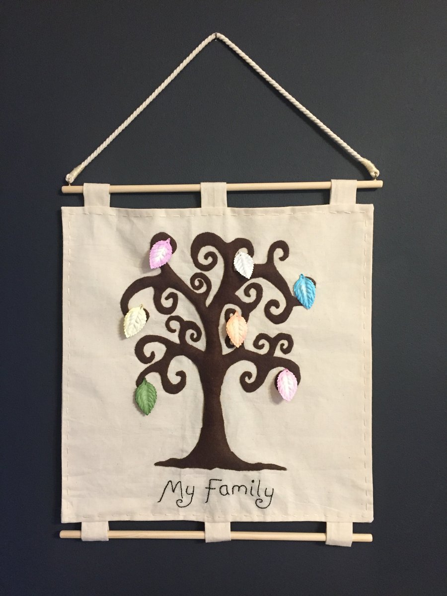 Felt Family Tree Wall Hanger