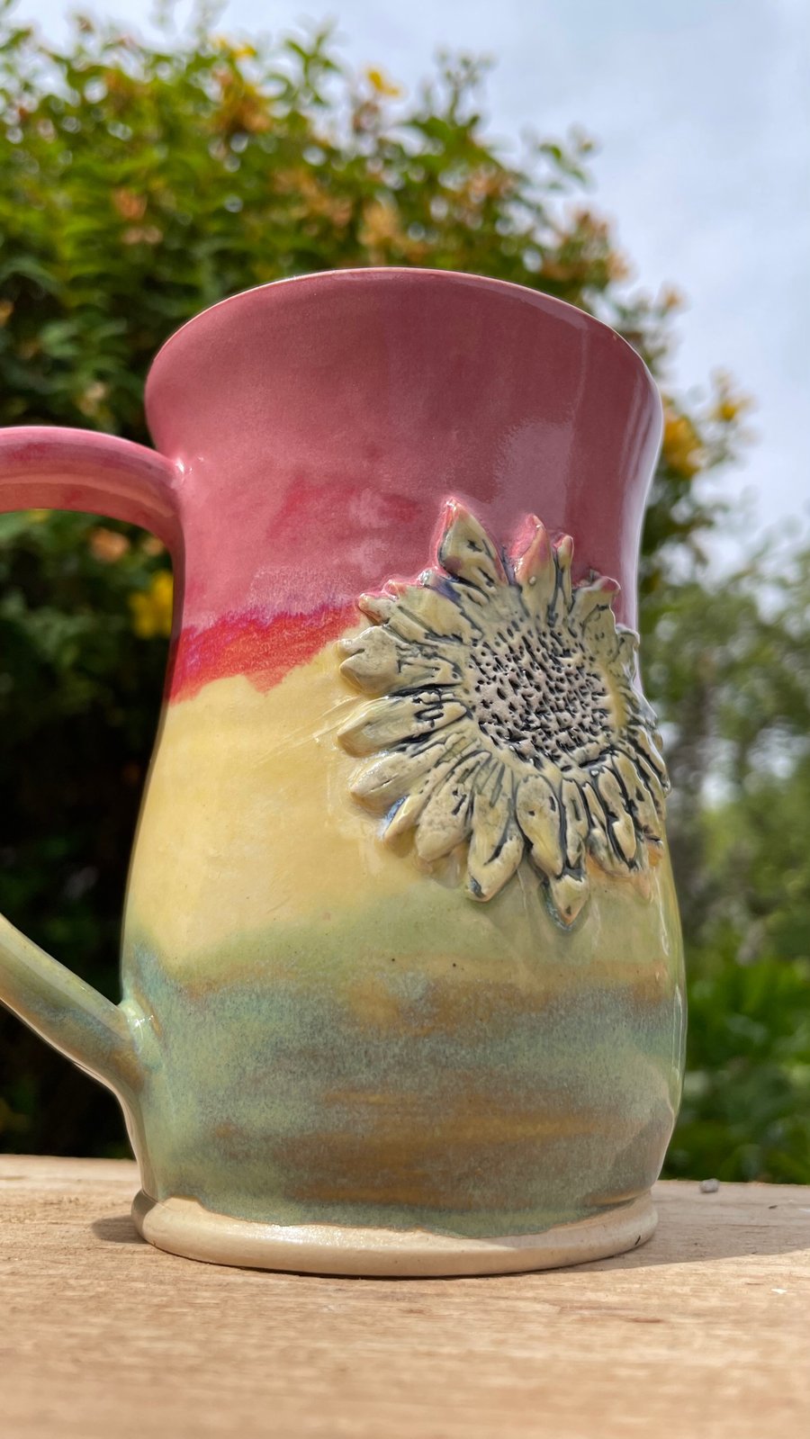 Sunflower tie-dye MadeWithMud Mug