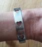 Silver heart bangle - Image 3
