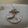 Steampunk Vintage Dragonfly Dial Pendant