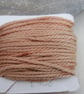 Hand Dyed Natural Dye Golden Brown Pure Cotton DMC3 Perle Embroidery Thread - Image 2