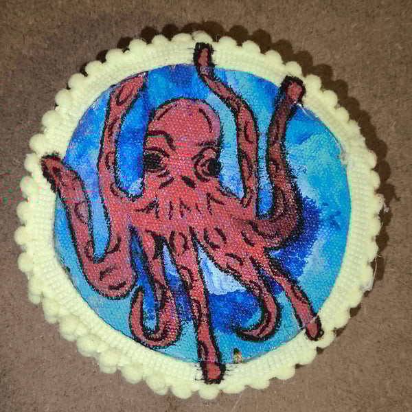Shamanic Octopus rattle 
