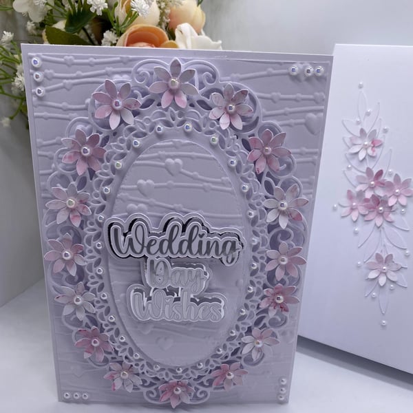 Personalised luxury boxed wedding card
