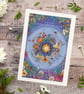 'Nature Wheel of the Year' Illustration Print A4 Unframed  - Image 5
