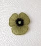 Crocheted Mohair Flower  Appliqué Accessories Unique Handmade Crafts  - Image 5