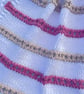  Striped baby blanket in 100% cotton  - Image 4