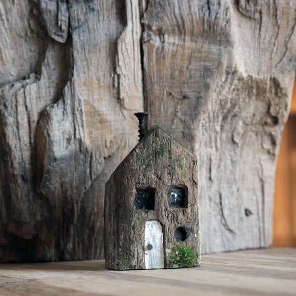 Wonky Driftwood Hoose, Driftwood Art from Scotland No10 