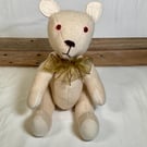 Large OOAK teddy bear. OOAK bear. Handmade, hand-jointed artist bear for adult b