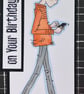 Black and White teenage boy birthday card - Image 2