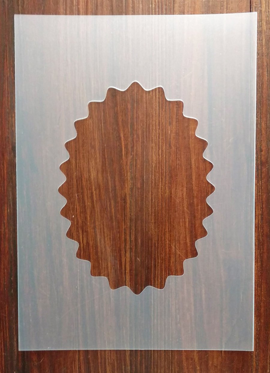 Picture Frame Mask and Aperture Stencil 350 micron PP for Arts Crafts & DIY