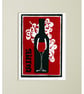 Wine Linocut - Image 1