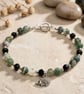 Hedgehog Charm Beaded Bracelet - Image 2