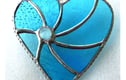 Stained Glass Suncatchers Hearts Love