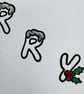 Pack of 3 adult Christmas cards, rude sweary cheeky naughty, hand painted  - Image 8