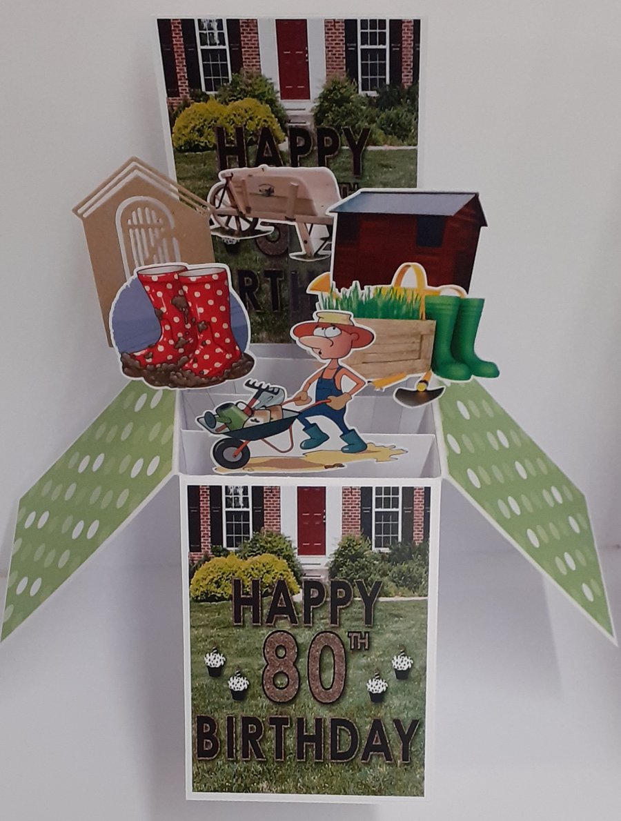 Men's 80th Birthday Card 