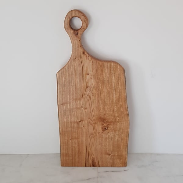 Perfectly Imperfect No163 Live Edge Solid English Ash Large Chopping Board