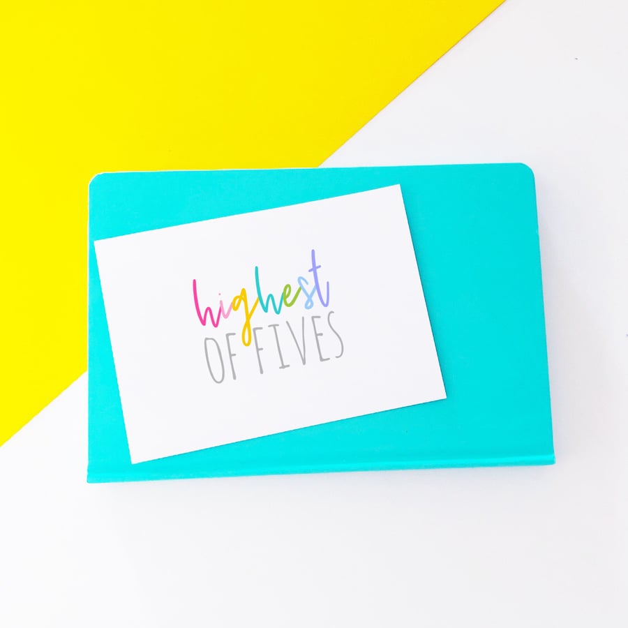 High Five Congratulations Card