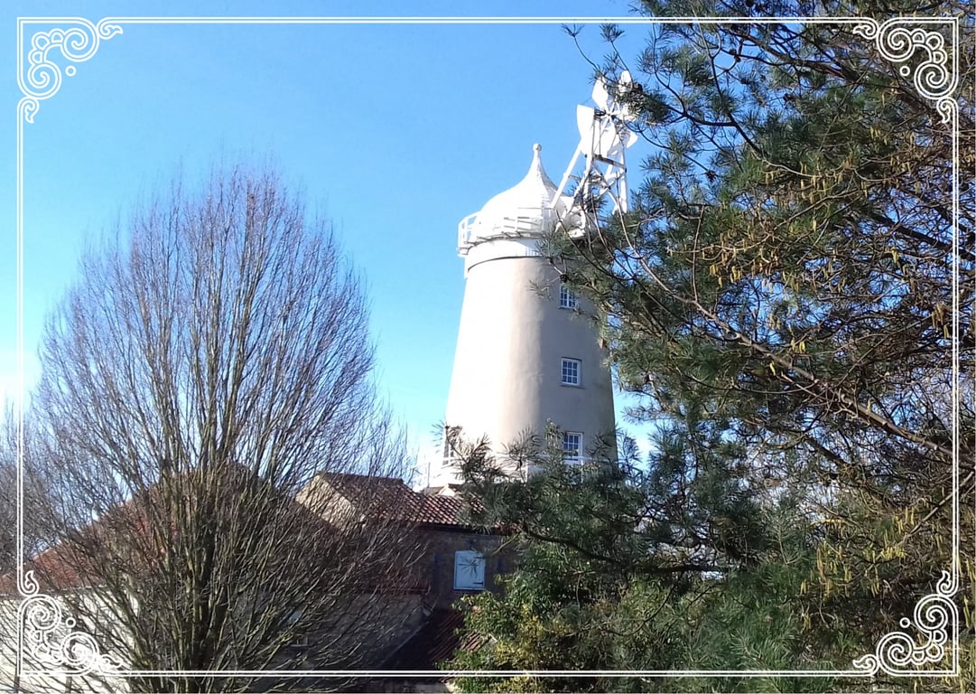 Dever Windmill Norfolk A5 Greeting Card 