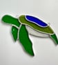 Stained Glass Turtle Suncatcher - Handmade Hanging Window Decoration  - Image 5