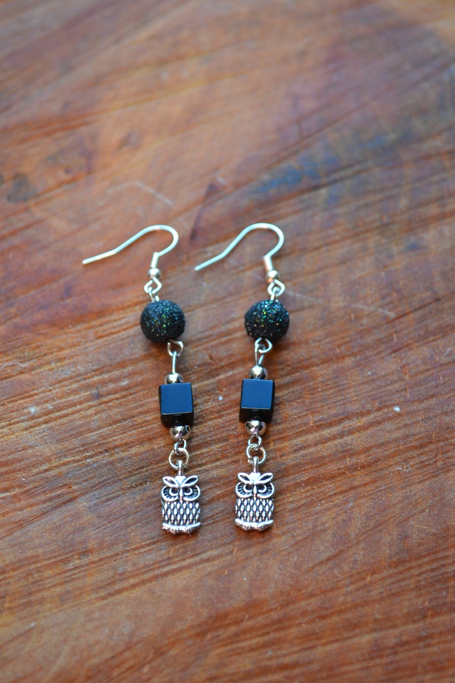 Owl earrings mystical owls