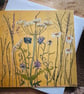 Cow Parsley On Brown card - Image 3