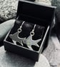 Silver swallow earrings - Image 4