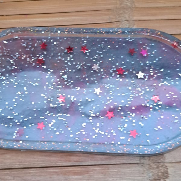 Funky, Sparkly tray 