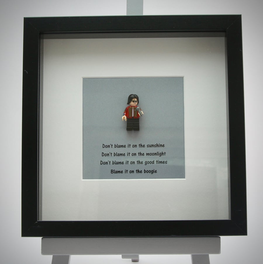 Michael Jackson mini figure frame.