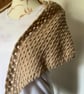 Fawn Coloured Crocheted Shawl  - Image 3