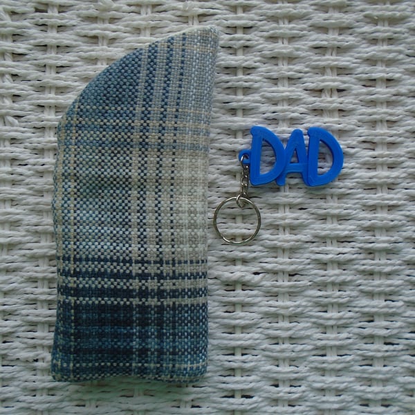 Glasses Case & Dad Keyring Gift Set 