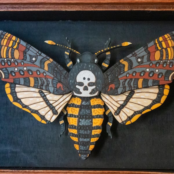 Death's Head Moth - 3D Artwork 