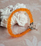 Tangerine Orange Beaded Bracelet - Image 4