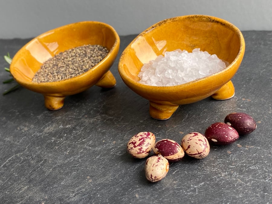 Pair of Handmade Seasoning Pots